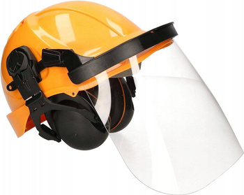 stavební helma ochrana očí hledí sluchátka
