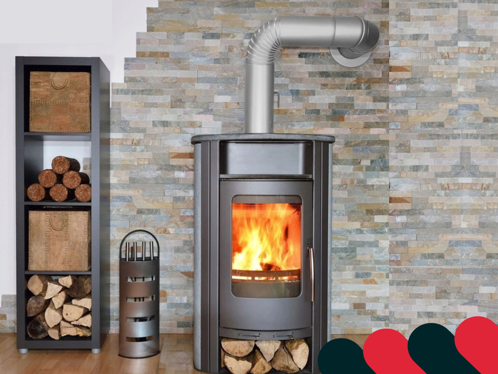 Rozeta komínová pro estetickou montáž kamen | Kotarbau