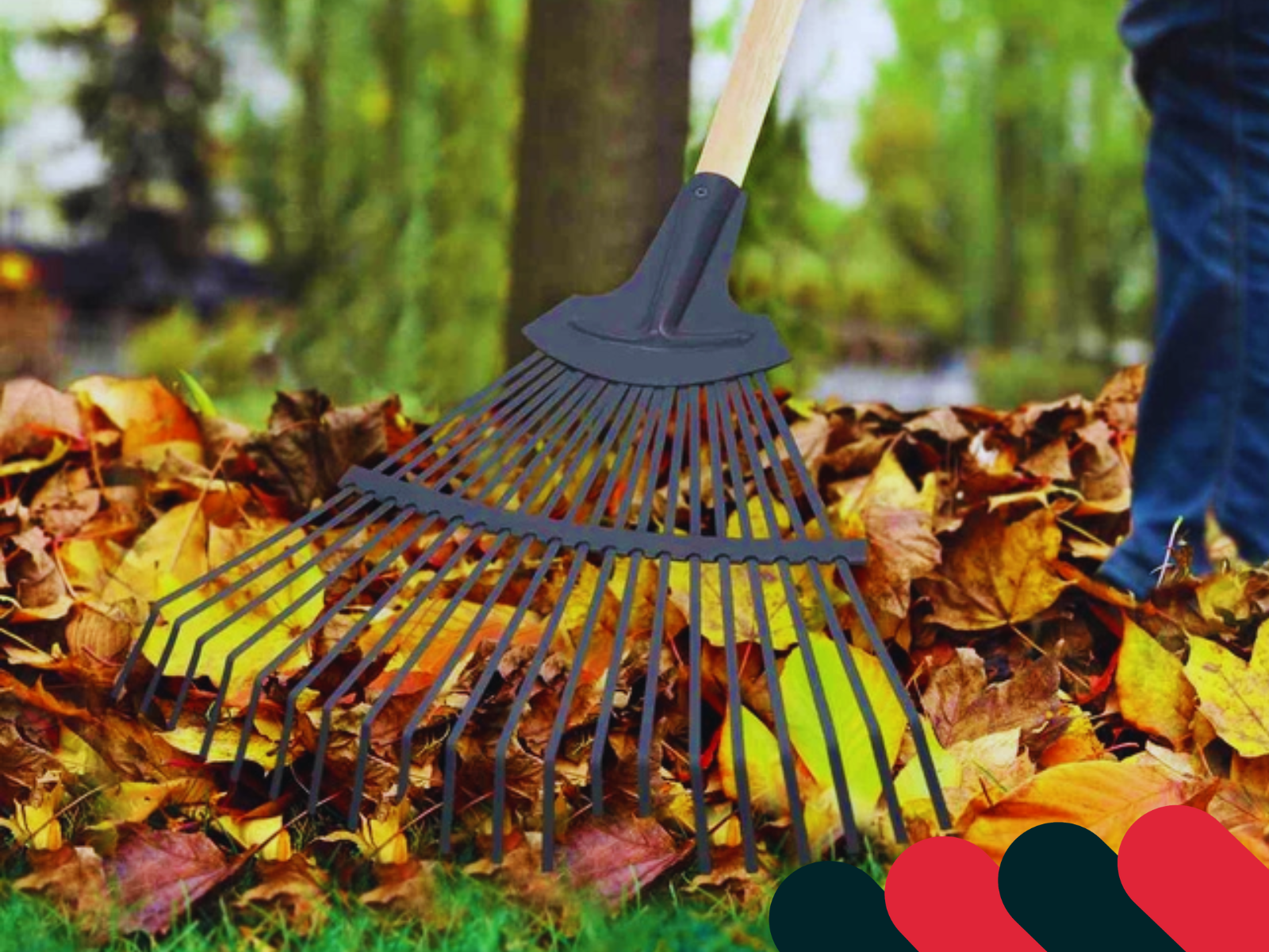 Zahradní hrábě na listí a trávu | Kotarbau