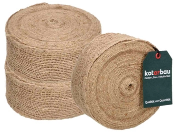 Jutová stuha 6cm role 20m sada 3 ks.