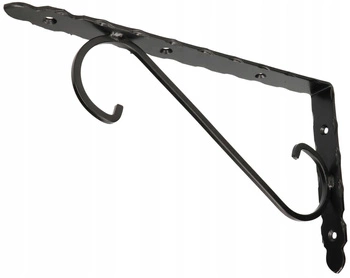 Držák police 30x15 podpěrný úhelník retro kovaný