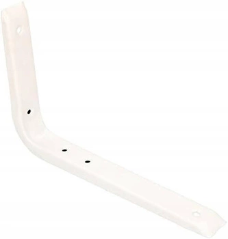 Úhelník držák regálový pod poličku 140x200 mm - Barva bílá