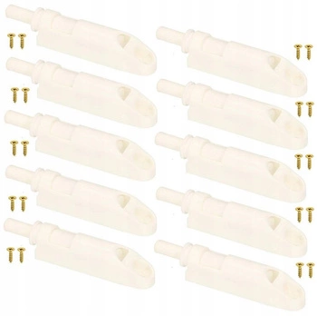 Tlumič nárazů s adaptérem pro tiché zavírání skříní - 10 kusů.