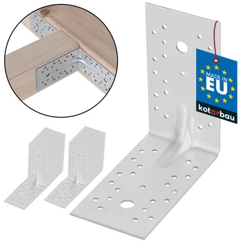 Úhelník s prolisem 150x150x80 - 25 ks.