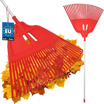 Vějířové hrábě na listí 68 cm + hliníková násada 1,3 m