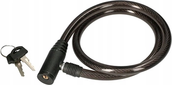 Bezpečnostní lankový zámek na kolo 80 cm rukojeť