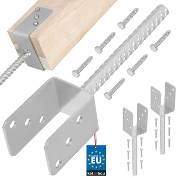 Základna sloupu se zapichovací tyčí 60 mm sada 2 ks.