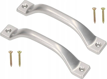 Nábytková úchytka antaba 140 pro skříňky zásuvky 2 ks - Barva stříbrná