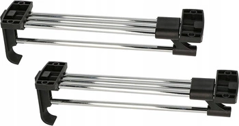 Výsuvný věšák do skříně 250 mm - 2 ks.