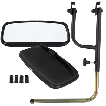 Zrcátko s univerzálním konzolovým držákem pro traktor 36,5x19 cm