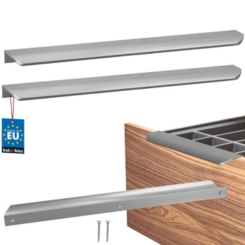 Uchyt nábytkový hliníkový stříbrný 320/340 mm sada 2 ks.