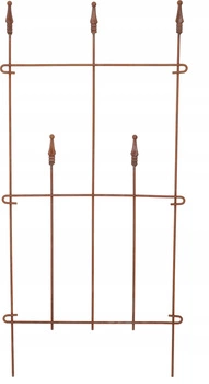 Plot palisádový zahradní plot poháněný rzí 48 cm