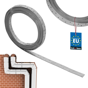 Montážní ocelová pozinkovaná perforovaná páska 25 x 1,5 mm 25 m