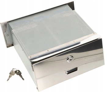 Poštovní schránka pro zabudování do zdi - Barva černá