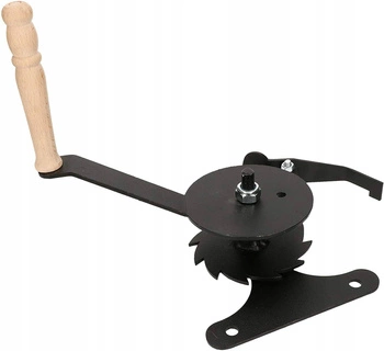 Naviják grilovacího řetězu s ohnivým roštem kotarbau černá