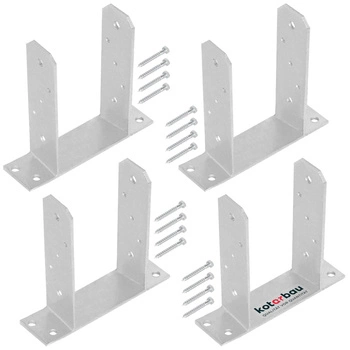 Základna sloupu tt šroubovaná 90 mm sada 4 ks.