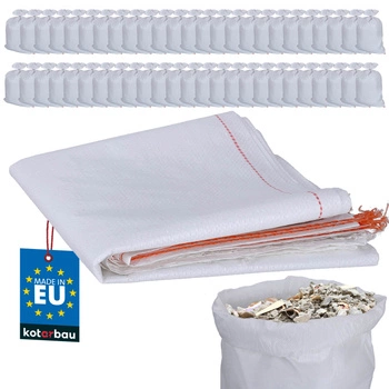 Polypropylenový pytel na suť písek uhlí mouka 30 kg 50x80 cm sada 50 ks.