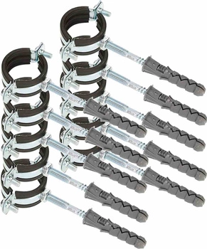 Trubková svorka 5/4" rukojeť gumové těsnění - 10 ks.