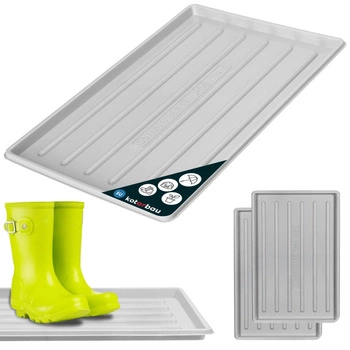 Stojánek na boty 45x30 cm  Sada 2 ks - Barva šedá