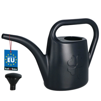 Konev zahradní 1,8 l plastová se sítkem antracit