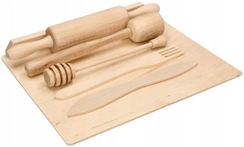 Sada mini stoliček kuchyňské doplňky pro děti kotarbau