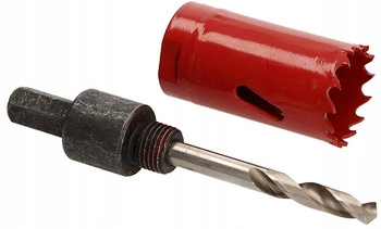 Bimetalová pila na otvory 27mm korunkový frézovací adaptér