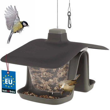 Ptačí budka závěsná plastová ptačí budka s lanem