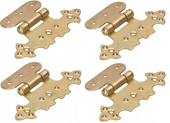 Dekoratívní závěs zlatá mosaz - 4 ks.