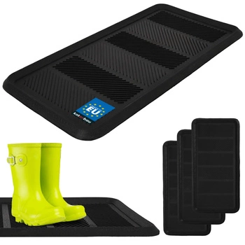 Podložka na mokré boty černá 40x80 cm sada 3 ks.