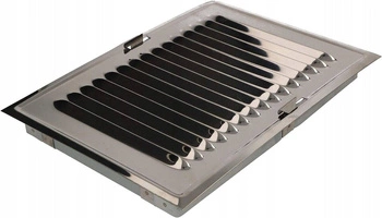 Komínová větrací mřížka z nerezové oceli 14x21cm