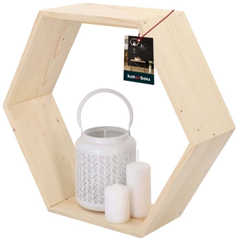 Dřevěný nástěnný záhon pro rostliny přírodní