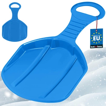 Jablíčko kluzák modrý na sjíždění po sněhu sáně
