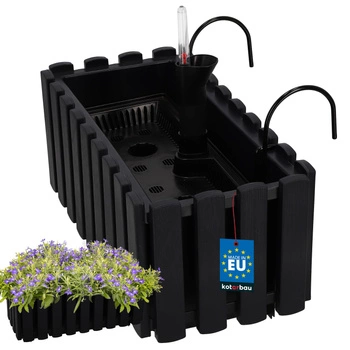 Květináč balkónový antracit 400 MM