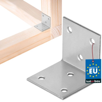 Tesařský úhelník nerezový pozinkovaný 40x40x40 mm