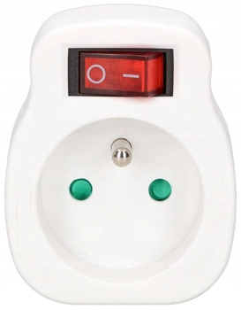 Uzemněný rozdělovač 1 zásuvka