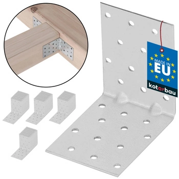 Úhelník s prolisem 80x80x60 - 50 ks.