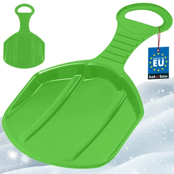 Jablíčko kluzák zelený na sjíždění sněhu sáně