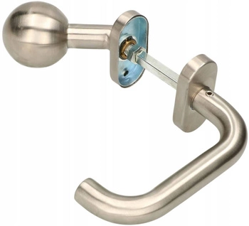 Levý knoflík dveří pevná značka úzkých křídlových dveří