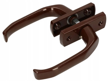 Dveřní klika 125, dveře, brány, 2 ks - Barva hnědá