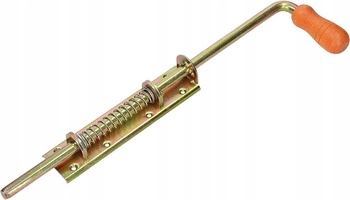 Pružinový zástrč závora 380/13 mm garážová vrata dveře – Barva žlutá