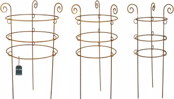 Sada podpory rzi podpěrka pergola ocel květiny - Barva rez