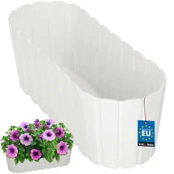 Skrzynia plastový bílý