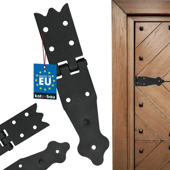 Závěs pro altán nábytkový skříňový pro okenice branky ocel černý 160 mm