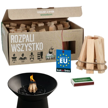 Ekologické podpalovače na grilování sada 6 ks.