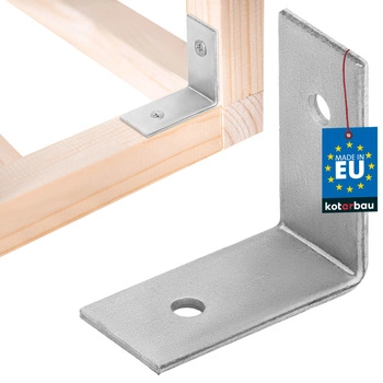 Tesařský úhelník nerezový pozinkovaný 30x30x15 mm