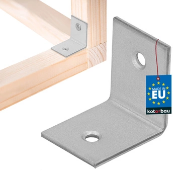 Tesařský úhelník nerezový pozinkovaný 30x30x25 mm