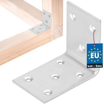 Tesařský úhelník nerezový pozinkovaný 55x45x35 mm