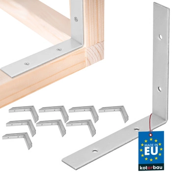 Pozinkovaný tesařský úhelník 150x150x25 mm sada 100 ks