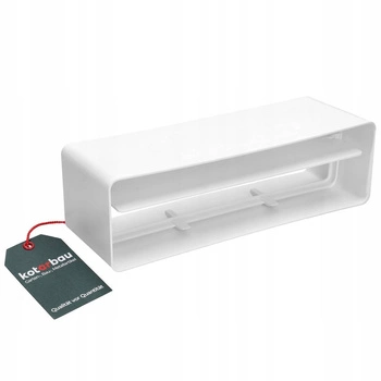 Zpětná klapka bílá spojka 204x60