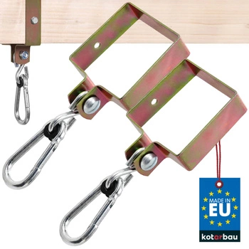 Kyvný hák s karabinou 100mm sada 2 ks.